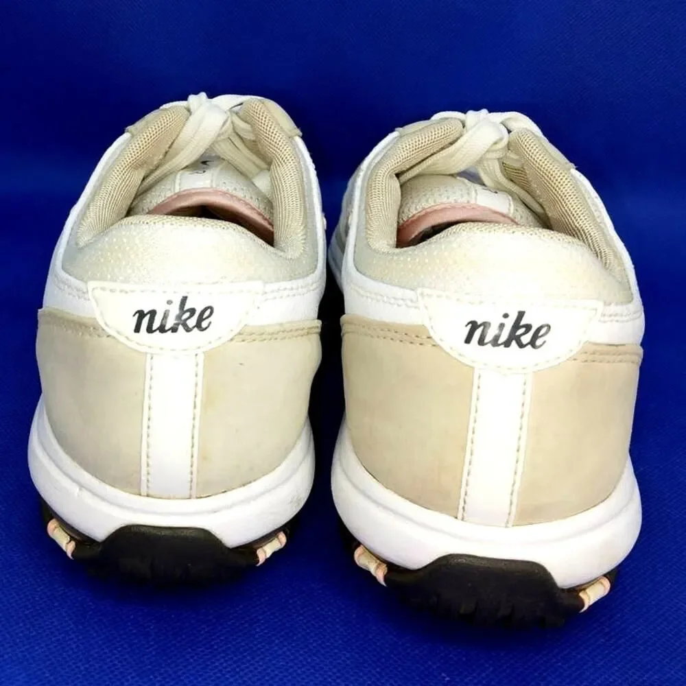 Nike Womens Golf Shoes - White with Pink Accents - Size 8.5